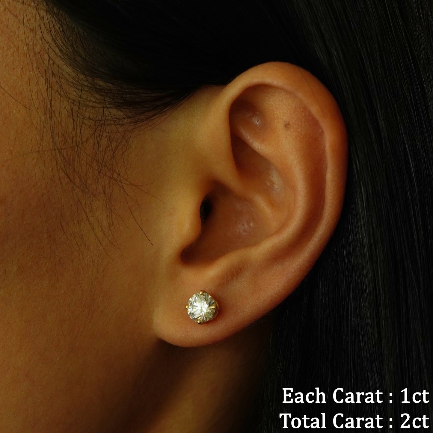 Classic Lab Diamond Earrings