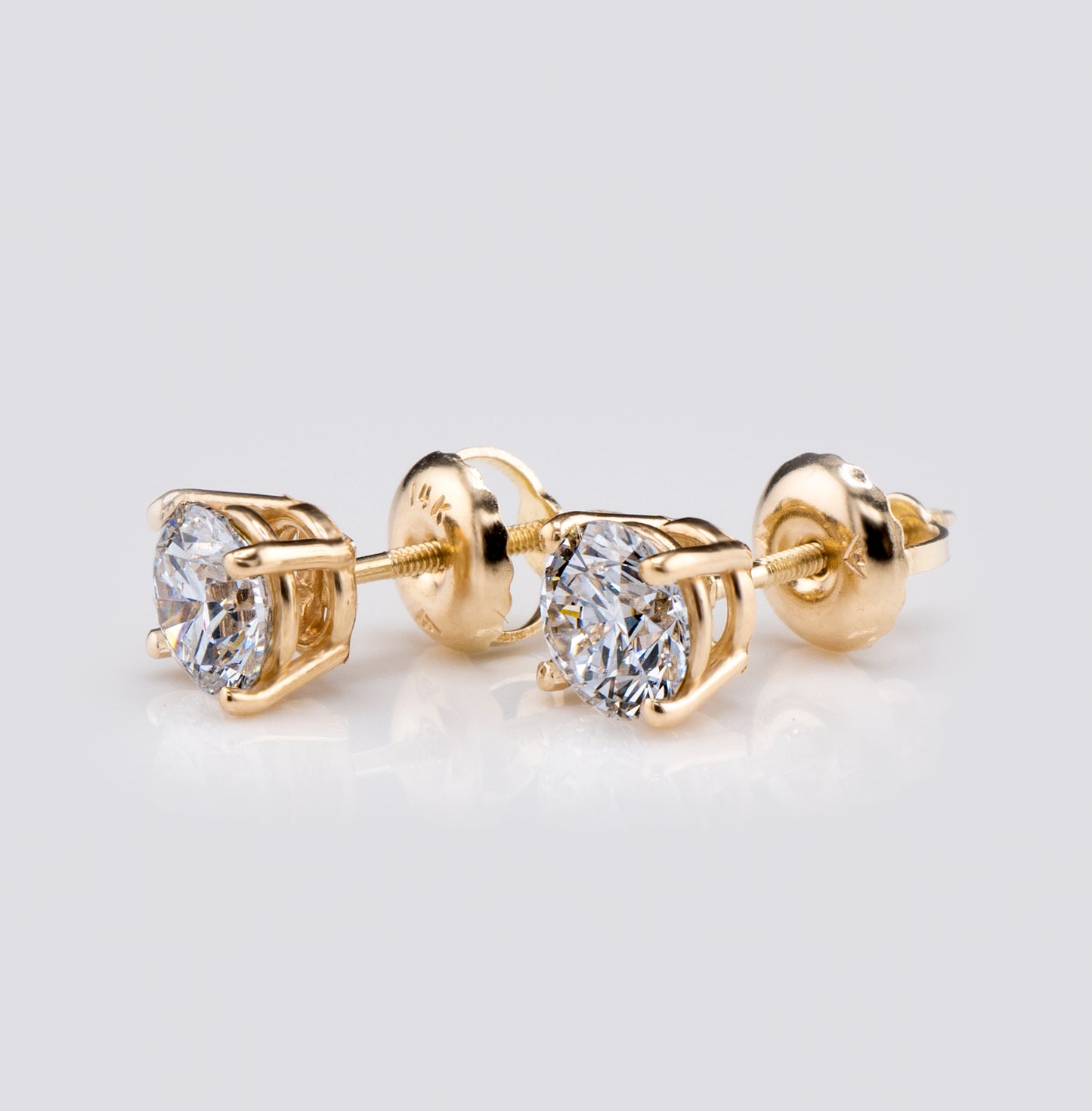 Classic Lab Diamond Earrings
