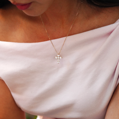 Diamond Cross Necklace