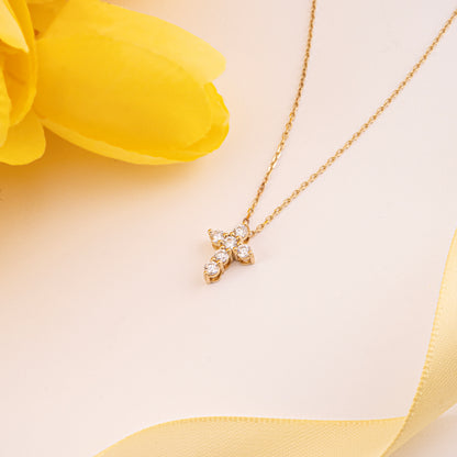 Diamond Cross Necklace