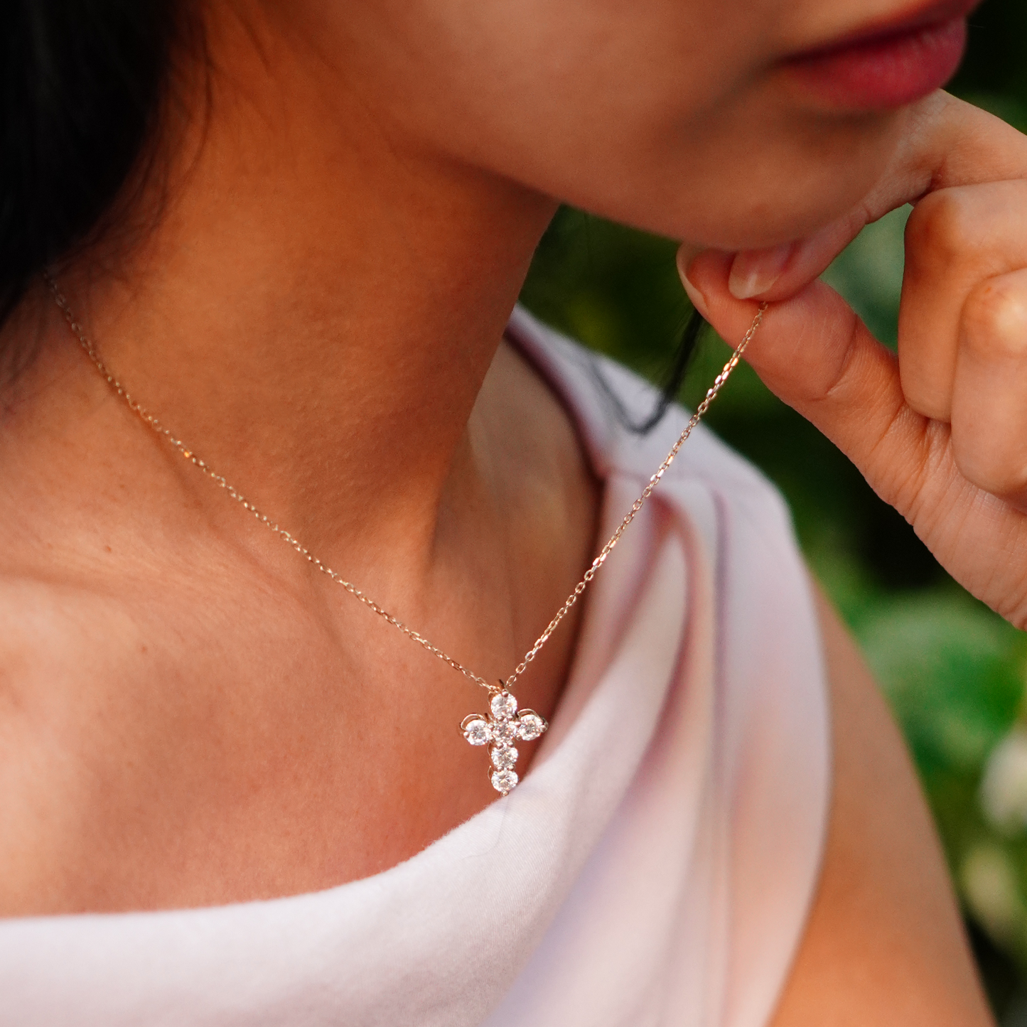 Diamond Cross Necklace