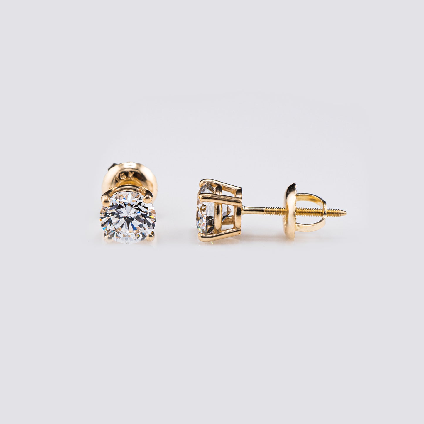 Classic Lab Diamond Earrings