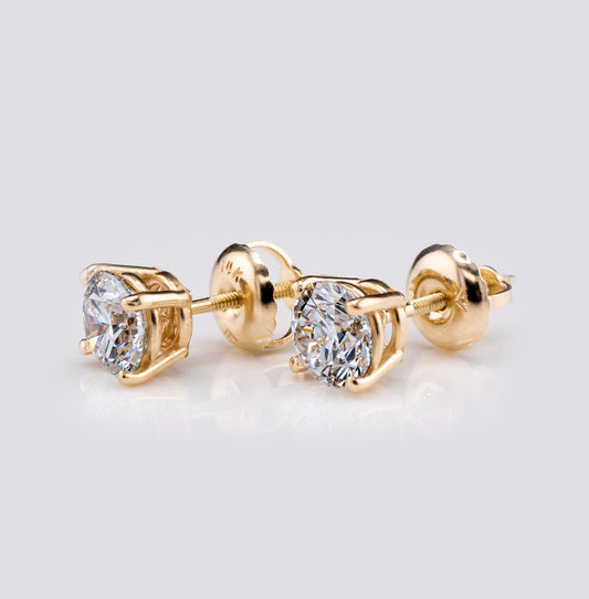 Classic Lab Diamond Earrings
