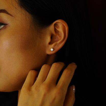 Classic Lab Diamond Earrings